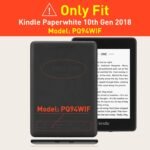 MOCA Compatible Smart Flip Cover case for 2018 All Kindle Paperwhite 10 10th th Generation 2018 Release Flip Cover case (The Great Wave) - Image 2