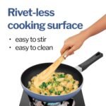 Hawkins Quik Gift Set of 3 Nonstick Frying Pans | Induction & Gas Compatible | Rivet-Less Design for Easy Cooking & Cleaning | Grey (IQFS) - Image 6