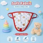 Little Boo new born Baby's Cotton Cloth Diapers/Langot/nappy U Shaped Washable and Reusable Nappies (Multicolour,0-6 Months) Pack of 10 - Image 3