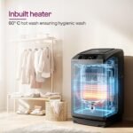 Godrej Smart Choice 7 Kg 5 Star with 5 Years Comprehensive Warranty, AI Tech, Fills Tub At ~0 Water Pressure, Fully-Automatic Top Load Washing Machine (WTEON ALP 70 5.0 FDUN GPGR, Graphite Grey) - Image 4