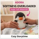 ADORA Penguin Soft Toy for Kids, Cute Plush Stuffed Teddy Ultra Soft Animal Plush Toy for Boys & Girls, Birthday Gift for Babies & Toddlers, Washable Black & White Penguin (17 cm) - Image 6