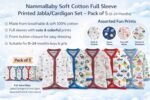 Tinchuk Baby Boy's & Baby Girl's Printed T-Shirt/Jhabla/Nightsuits with Assorted Prints- Multi-Pack - Image 2