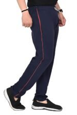 SK Wardrobe Men’s Solid Cotton Track Pant | Full Elastic Waistband | Regular Fit Casual Lower for Gym, Home, Lounge Full Length Solid Bottom Wear for Men - Image 4