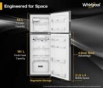 Whirlpool 235 L 3 Star Frost-free inverter Double Door Refrigerator (IF INV 278 LUNAR STEEL(3S) CONV-Y, 2026 Model) - Image 3