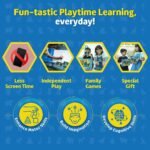 Magnetic Fun Art Puzzle - Animals|4-in-1 Travel Friendly Educational Toy with Writable Board|50 Magnetic Pieces |Birthday Gift for Boys & Girls Age 3,4,5 & 6 yrs - Image 9