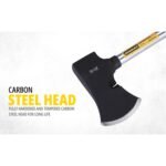 STANLEY 54-105 Camp Axe Steel Shaft with Anti-Rust Properties for Carpentry, Camping, Hiking & Light-Duty Wood Cutting, Grey & Black - Image 8