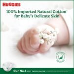 Huggies Natural Soft Premium Tape Diapers Newborn/Extra Small (NB/XS) Size, Upto 5 kgs, 64 Count | Our No.1 Soft Taped Diaper with Cloud Soft Bed, designed for Newborns with Runny Poo Absorption - Image 7
