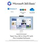 ASUS V440 (2026),i3-14th Gen,Intel Core 3 100U,Intel iGPU,8GB/256GB,FHD,23.8"(60.45 cm),Win 11,M365 Basic(1Y),Office 24,White,5.46 kg,V440VAB-KWC3006WS,with Wireless Keyboard & Mouse,All in One PC - Image 10