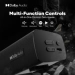 GOVO GoSurround 888 | 625W,True Dolby Audio, Dual 6.5" Subwoofers with Dual Satellites,5.2 Surround Soundbar, HDMI ARC, Opt,AUX,USB, Bluetooth,3 Equalizer Modes,LED Display & Remote (Platinum Black) - Image 5