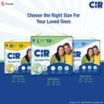 CIR Adult Diaper Pants Style | Adult Diaper Large Size (L)|Waist (90-120cm I 35" - 47") |10 hr Absorption-Protection | Unisex with Wetness Indicator | Odour Control | Goodness of Aloe Vera | 10 Units - Image 5