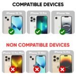 POPIO Military-Grade Gorilla Tempered Glass For iPhone 13/13 Pro / 14 / 16e / 17e | 9H Hardness, Edge-to-Edge, Bubble-Free - Image 6