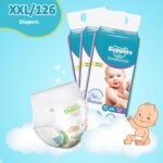 Amazon Brand - Supples Premium Baby Diaper Pants | 84 Baby Diapers | XXL | 15-25 Kg | 42 x 3 Packs | 12 Hrs Absorption | Cushiony Cotton Soft Fabric | Phthalates-Free | Triple Leak Guard - Image 7