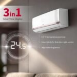 Hitachi 1.5 Ton 3 Star, New Star rated, Heavy Duty Smart Inverter Split AC (Copper, Wi-Fi, Long air throw, Smart View Display, ice Clean, Hybrid Convertible, Anti-Bacterial Mesh Filter,RAS.Y319PCDISL, White) - Image 8