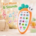 Goyal's Rabbit Intelligent Baby Cell Phone Mobile Toy for Kids, Toddlers with Music, Ringtones, Lights (Multi Color) - Image 7