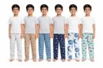 NammaBaby 100% Cotton Assorted Track Pant for Boys and Girls - Regular fit | Loose Fit Track Pants(Pack of 6) - Image 2