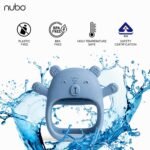 Nubokind Koala Wrist-Fit No-Drop Baby Teether | Silicone Teething Toy for 3-12 Months | BPA Free, BIS Certified Chew Toy for 0-6 Months, Molar Relief | Sky Blue | Single Pack - Image 3