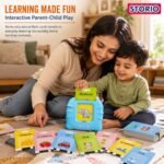 Storio Montessori Talking Flash Cards for Kids 2-5 Years | Rechargeable Educational Learning Toy for Toddlers | Cognitive Language Skills Builder for Boys & Girls | Sound Flashcard Device for Babies - Image 2