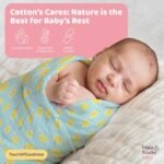 haus & kinder 100% Cotton Muslin Swaddle Wrap for New Born Baby | Pack of 5 (100×100 cm) | Baby Blanket & Swaddles for Newborn | Dream Safari Collection - Image 3