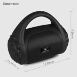 Zebronics ZEB-COUNTY 3W Wireless Bluetooth Portable Speaker With Supporting Carry Handle, USB, SD Card, AUX, FM & Call Function. (Black) - Image 5