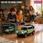 Storio Sports Utility Vehicle SUV Defender Remote Control RC Car with Real Smoke | High Speed Racing Toy with LED Lights | Rechargeable Battery | Fully Functional RC Vehicle for Kids Boys & Girls - Image 3