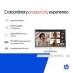 HP All-in-One, 13th Gen Intel Core i3-1315U (8GB DDR4, 512GB SSD) IPS,300 nits, Anti-Glare, FHD, 27''(68.6cm), Win11, M365* Office 24, Shell White, 6.42kg, FHD IR tilt Camera, 27-cr0902in/cr0906in - Image 7