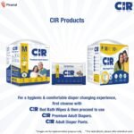 CIR Premium Adult Diaper - Tape Style | All Night Protection with Aloe Vera | Medium (M) Size | Waist (71-111cm|28"-44") | 10 Units - Image 8