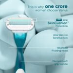 Gillette Venus Smooth Hair Removal Razor for Women with Aloe Vera, 1 Pc - Image 3