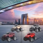 popsugar Off Roader Rechargeable Remote Control Car | RC Car Monster Truck | 4 Headlight Modes | Lithium Battery | C-Type Charging | 2.4GHz Remote Controller | Made in India, Black - Image 7