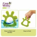 BeeBaby Finger Shape Soft Silicone Teether for 3+ Months with Storage Case, BPA Free Teething Toy for Babies with Textured Surface for Soothing Gums. 100% Food Grade (Finger - Green) - Image 6
