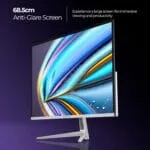 Zebronics 27 Inch FHD Gaming Monitor, 240Hz Refresh Rate, 1ms MPRT, Anti-Glare Display, 250 Nits, 16.7M Colors, Built-in Speakers, HDMI, DP, Bezel-Less Design, Speakers, Wall Mountable (EA27) - Image 3