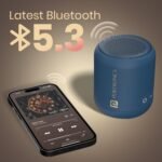 Portronics SoundDrum 1 12W TWS Portable Bluetooth Speaker with Powerful Bass, Bluetooth 5.3V, 360° Surround Sound, USB Drive in, Type C Fast Charging(Blue) - Image 2