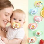 BabyGo Baby Silicone Pacifier Teether for Babies | Soft Nipple | Easy to Clean | BPA Free Pacifier with Airflow Shield | Comfortable Daily Use | 0–18 Months (Pack of 2) - Image 6