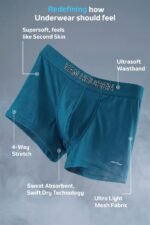 Van Heusen Men's Trunk Pack of 1 | Air Series | Lightest Underwear | Mesh Fabric | Breathable Active Trunks | Moisture-Wicking & Sweat Absorbent | No Ride-Up Fit | Gym, Sports & Activewear Underwear | Style 40047 - Image 3