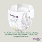 Bambo Nature Premium Baby Tape Diapers for New Born Baby XS Size (2-4 Kgs) - Super Absorbent, Breathable, Extra Soft, Dermatologically Tested, Hypoallergenic Nappies With A Wetness Indicator, 22 Count - Image 2