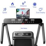Maxpro 12% Auto Incline Glide 4.5HP Peak Motor 3-in-1 Foldable Treadmill for Home | Walking Pad Under Desk | 14 km/hr Speed | 120 kg Capacity | Remote Control (PTM200I) - Image 7