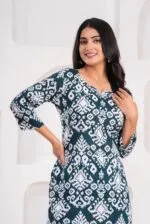 YAZIA Women Cotton Lounge Wear Set – Printed Top & Pyjama Co-Ord Set | Soft Breathable Fabric | Daily, Nightwear & Home Wear | Small to 3XL - Image 5