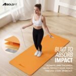 Boldfit Yoga Mat for Man & Woman, 6mm Anti-Slip Yoga Mat with Strap, 6x2 ft Extra Cushion Super Foam, Sweat-Resistant, Durable Workout & Exercise Mat for Men & Women (Home Gym & Yoga Use) - Image 5