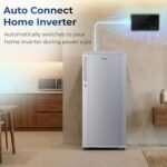 Haier 165 L 1 Star Direct Cool Single Door Refrigerator with Diamond Edge Freezing Technology, Easy Clean Back, Large Vegetable Box (HED-171MSA-P, Moon Silver, 2026 Model) - Image 7