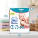 Amazon Brand - Supples Premium Baby Diaper Pants | 78 Baby Diapers | Small | 4-8 Kg | 12 Hrs Absorption | Cushiony Cotton Soft Fabric | Phthalates-Free | Triple Leak Guard - Image 9