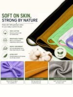Rigo Baby Cotton Cloth Diapers | Reusable Adjustable Nappy | Pack of 10 - Image 2