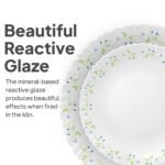CELLO Tropical Lagoon Dazzle Series Opalware Dinner Set of 18 Pieces For Family of 6 | Bone-Ash Free & Leadfree Opal Glass, Microwave & Dishwasher Safe Plates & Bowls Crockery Set For Dining & Gifting - Image 6