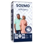 Amazon Brand-Solimo Adult Diapers Tape Style|Medium Size|60 Count|(30 x Pack of 2)|Waist 28-45 Inch(71-114 cm)|Unisex|Quick Absorption|Leak Proof Upto 12 Hours|Wetness Indicator|For Men & Women - Image 7