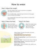 Superbottoms Basic Leakage-proof advanced cloth diapers for babies, High Absorbent 7 reusable diaper and 7 insert pad Combo Pack washable cloth diaper 3M -3Years Adjustable - Image 6