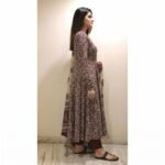 Nermosa Women Printed Anarkali Kurta and Pant Set with Dupatta | Printed Kurta Set | Women Kurta Sets | - Image 3