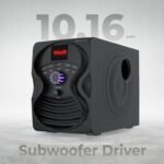 ZEBRONICS Omega 7.1 Home Theatre Speaker with 120W Output, Bluetooth v5.0, USB, AUX, FM Radio, Powerful Subwoofer, LED Display, Remote, Volume & Bass Control - Image 3