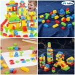 FunBlast DIY Plastic Building Blocks for Kids Building Blocks Toy for Kids Puzzle Games for Kid,Toys for Children Educational & Learning Toy for Kid,Girls & Boys -(250 Pieces Blocks with 38 Wheels) - Image 6