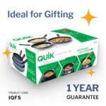 Hawkins Quik Gift Set of 3 Nonstick Frying Pans | Induction & Gas Compatible | Rivet-Less Design for Easy Cooking & Cleaning | Grey (IQFS) - Image 10