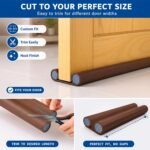 Eightiz (Pack of 5, 39 Inches) Door Guard – Bottom Seal Strip Gap Filler for Doors | Soundproof, Noise Reduction, Energy Saving, Dust & Insect, Rat Protector, Door Strip for Home,Office,Outdoor - Image 7