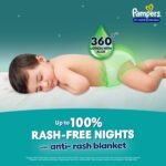 Pampers All Round Protection Pant Style Baby Diapers, New Born/X-Small (NB/XS), 17 Count, Anti Rash Blanket, Lotion with Aloe Vera, Upto 5 Kg Diapers - Image 3