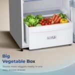Haier 165 L 1 Star Direct Cool Single Door Refrigerator with Diamond Edge Freezing Technology, Easy Clean Back, Large Vegetable Box (HED-171MSA-P, Moon Silver, 2026 Model) - Image 5